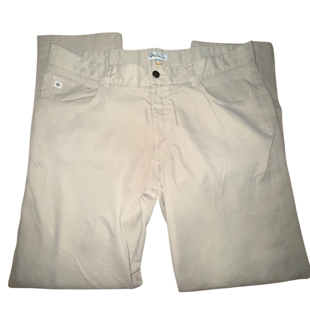 Peter Millar Tan Chinos Relaxed Fit